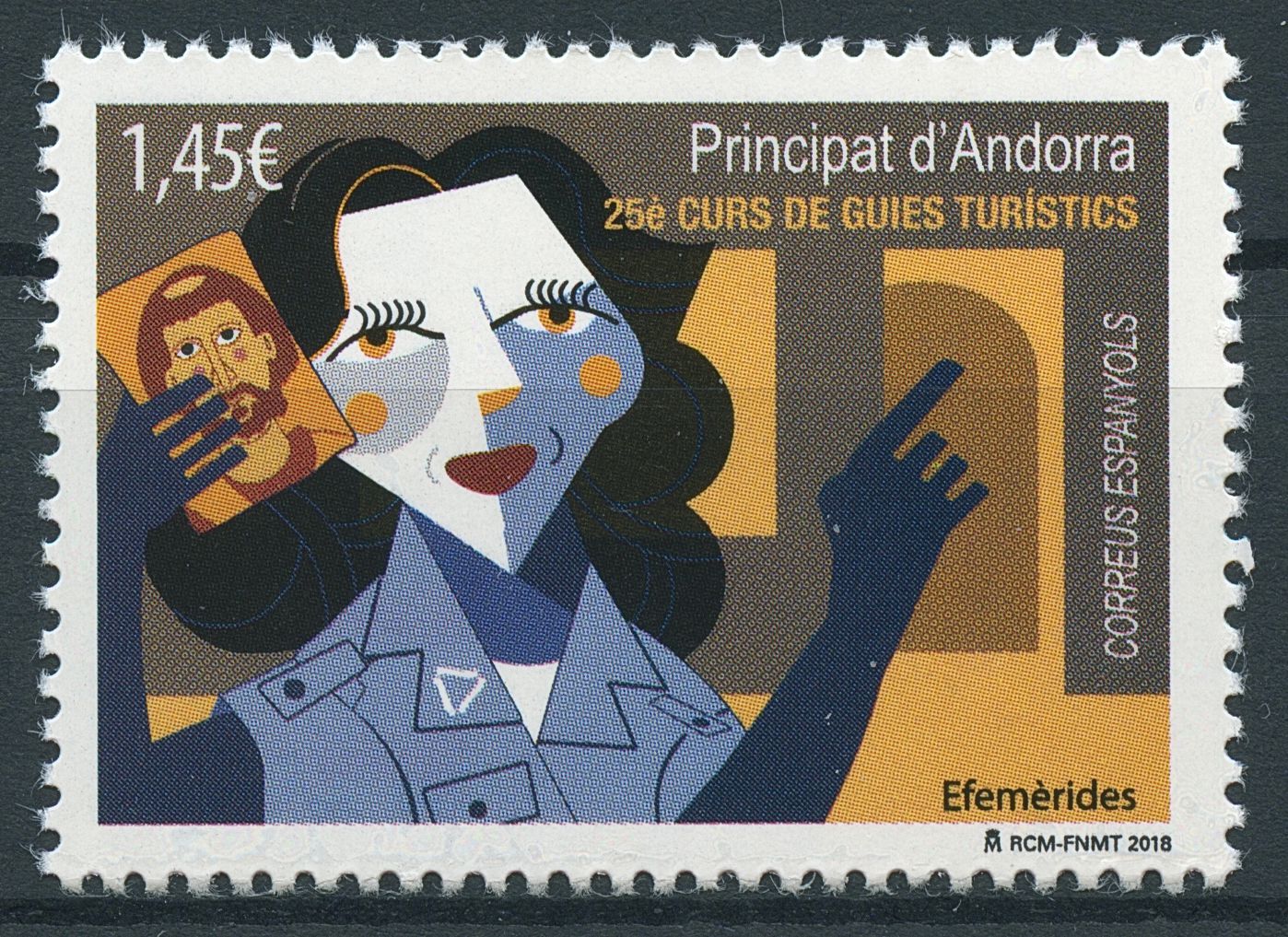 Spanish Andorra 2018 MNH Cultural Guides Curs de Guies Culturals 1v Set Stamps