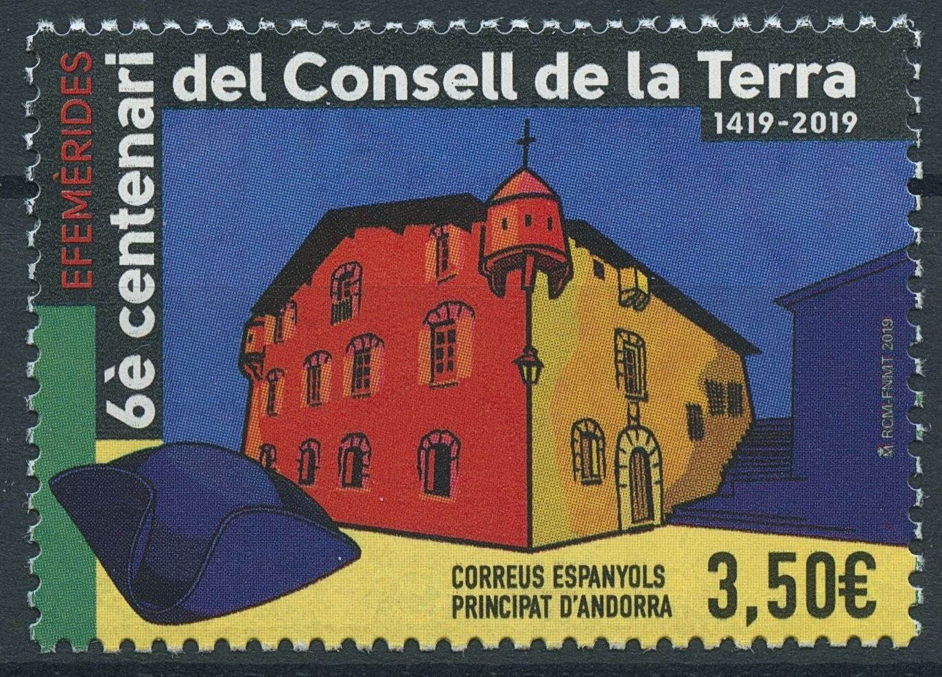 Spanish Andorra 2019 MNH Earth Council Consell de la Terra 1v Set Stamps