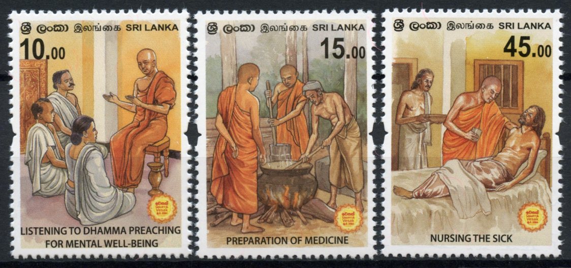 Sri Lanka 2020 MNH Religion Stamps Vesak 2564 Dhamma Buddhism 3v Set