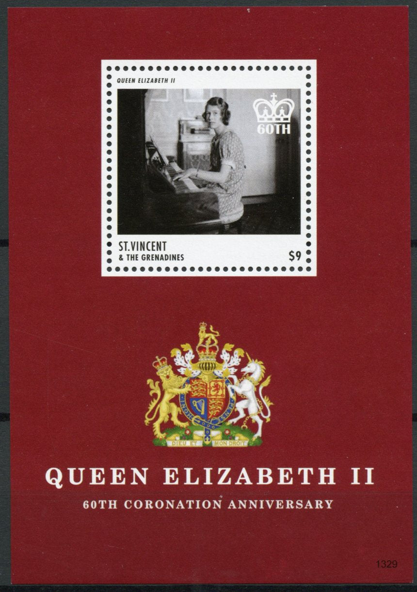 St Vincent & Grenadines 2013 MNH Royalty Stamps Coronation Queen Elizabeth II 1v S/S