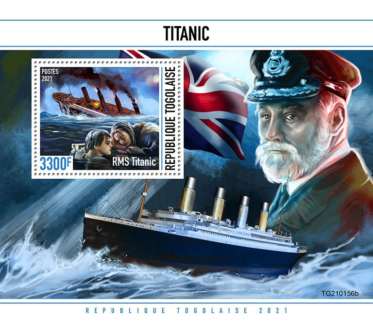 Togo 2021 MNH Ships Stamps RMS Titanic Edward Smith Nautical 1v S/S