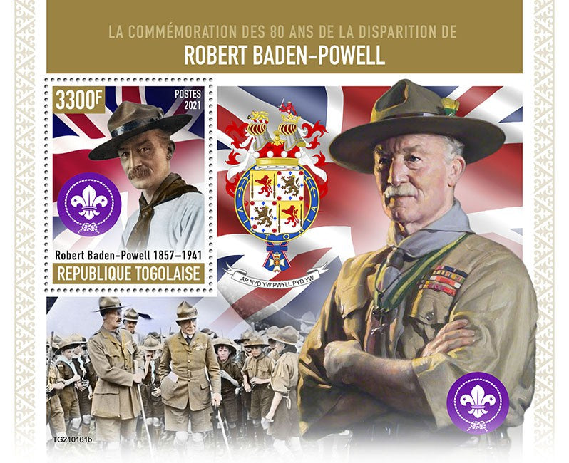 Togo 2021 MNH Scouting Stamps Robert Baden-Powell Boy Scouts People 1v S/S